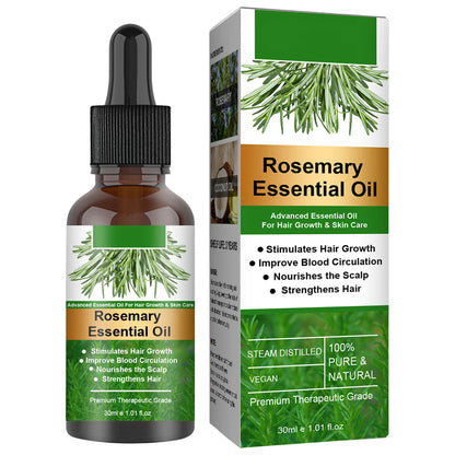 Huile Essentielle de Romarin – Soin Naturel pour la Pousse des Cheveux