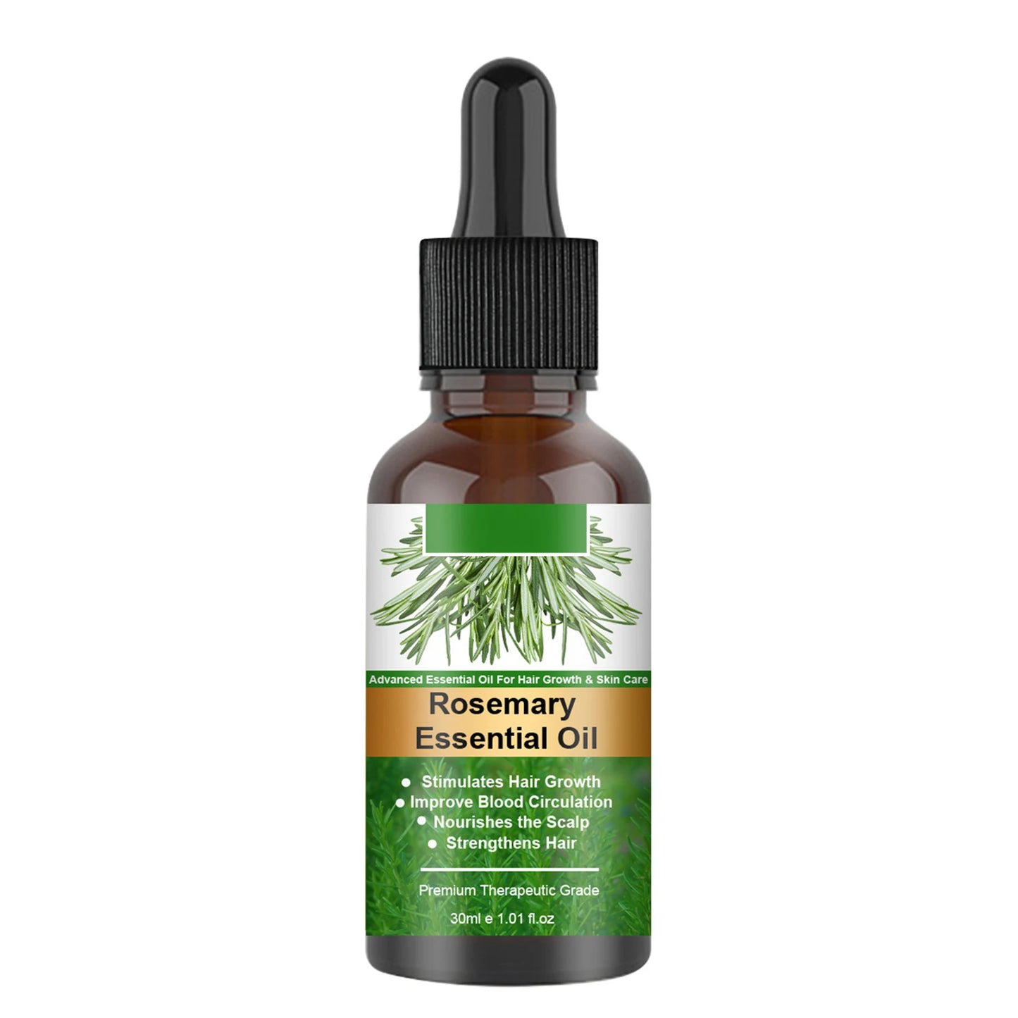 Huile Essentielle de Romarin – Soin Naturel pour la Pousse des Cheveux